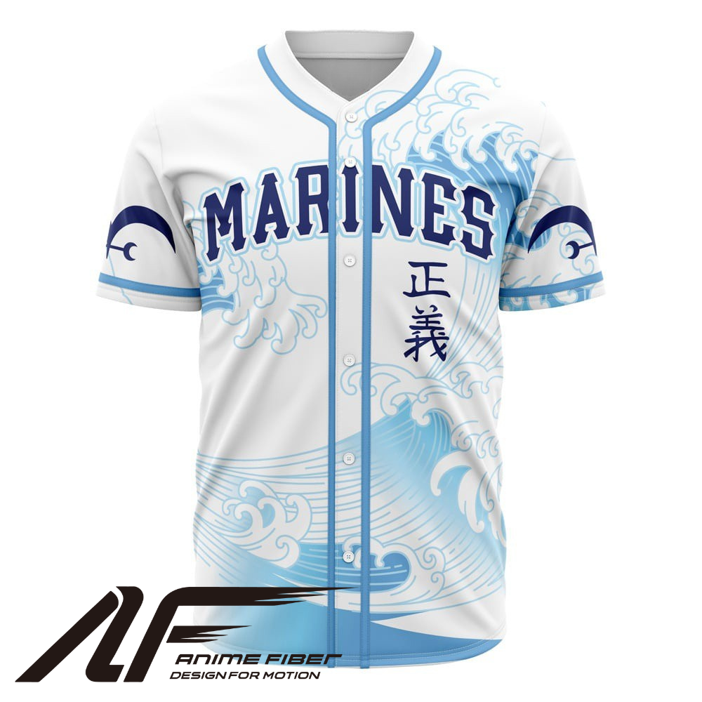 Marines Baseball Jersey | One Piece Anime Jersey