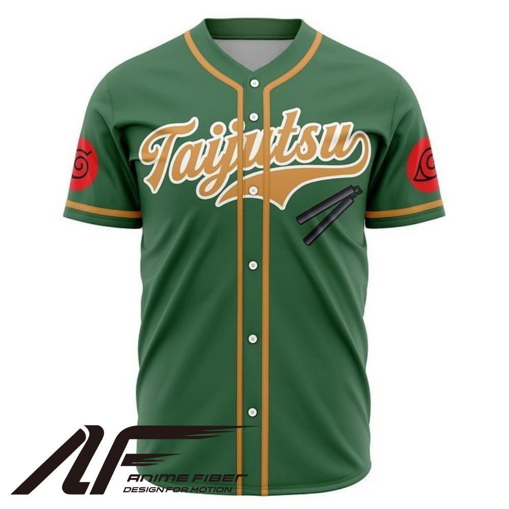 Taijutsu Baseball Jersey | Naruto Anime Streetwear