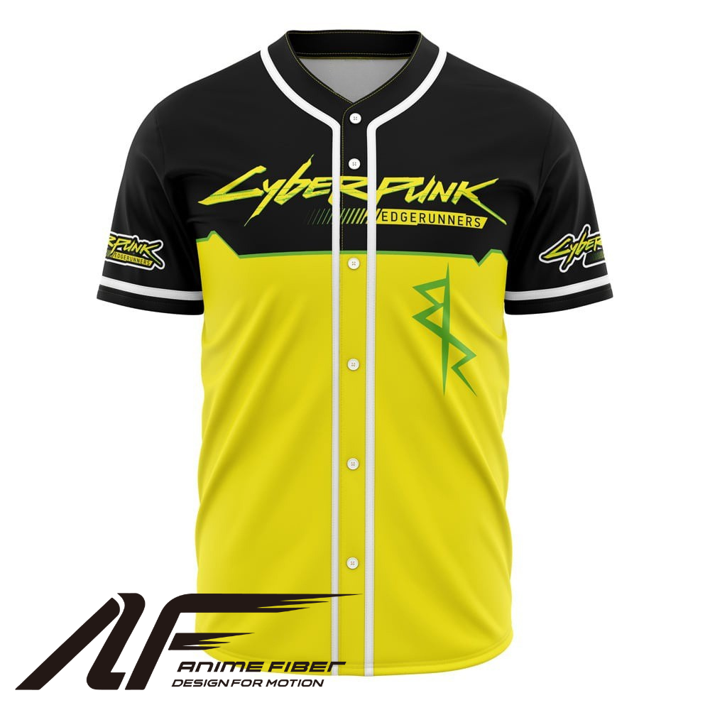 Cyberpunk Edgerunners Baseball Jersey | Cyberpunk Anime Jersey