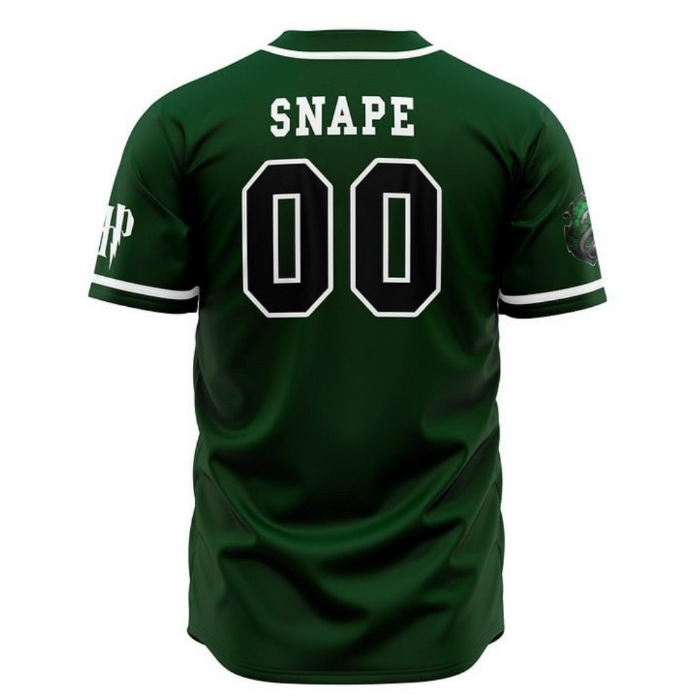 Back view of character-themed baseball jersey by Anime Fiber.