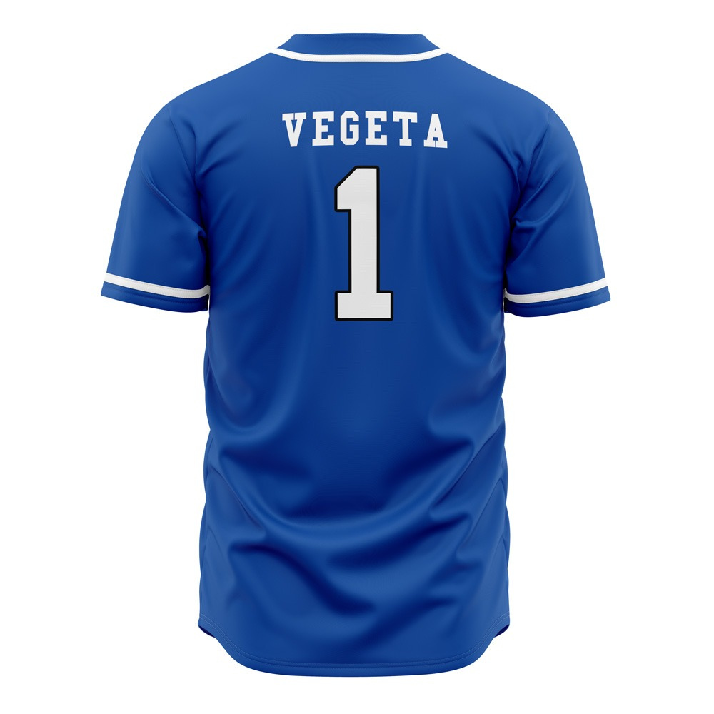 Vegeta Baseball Jersey | Dragon Ball Anime Jersey