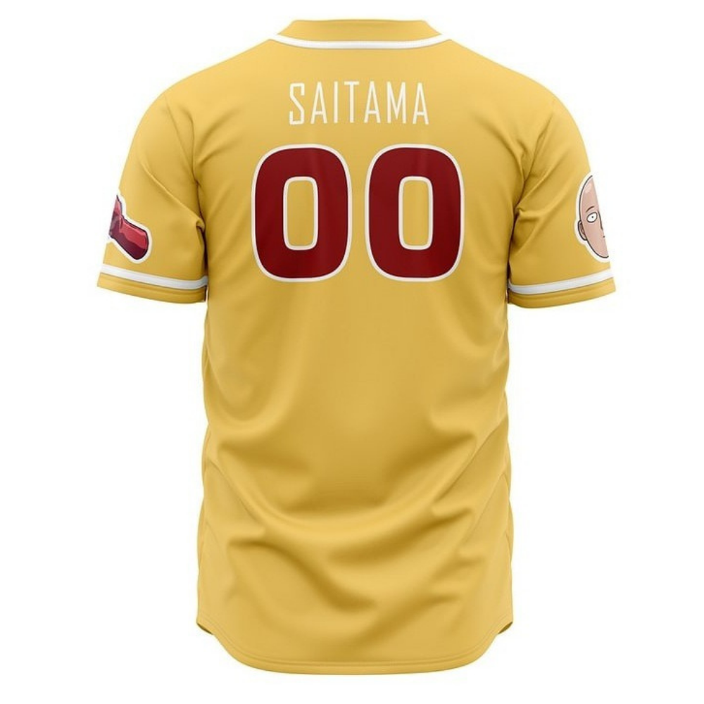 One Punch Man Baseball Jersey | One Punch Man Anime Streetwear