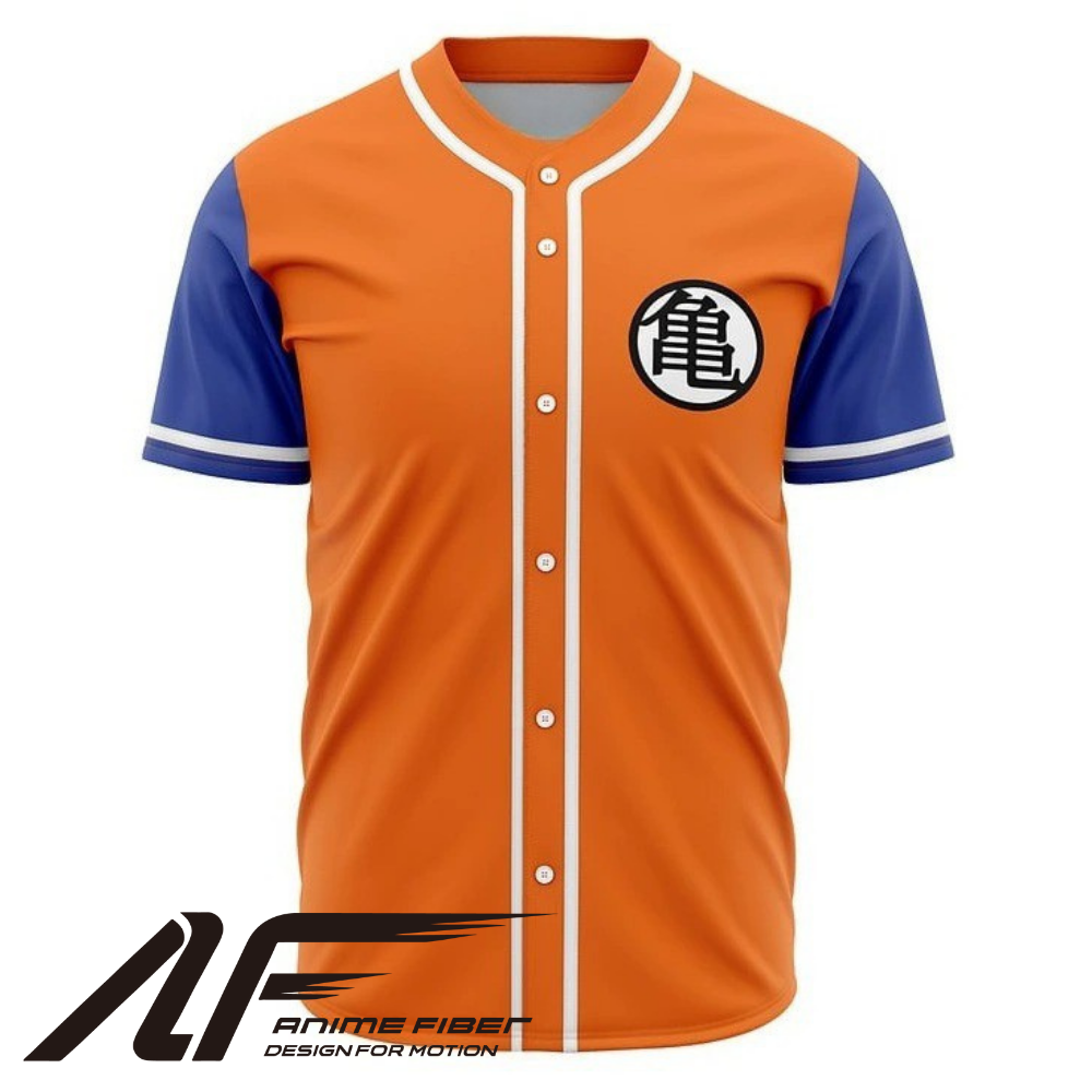 Kame Symbol Baseball Jersey | Dragon Ball Anime Streetwear