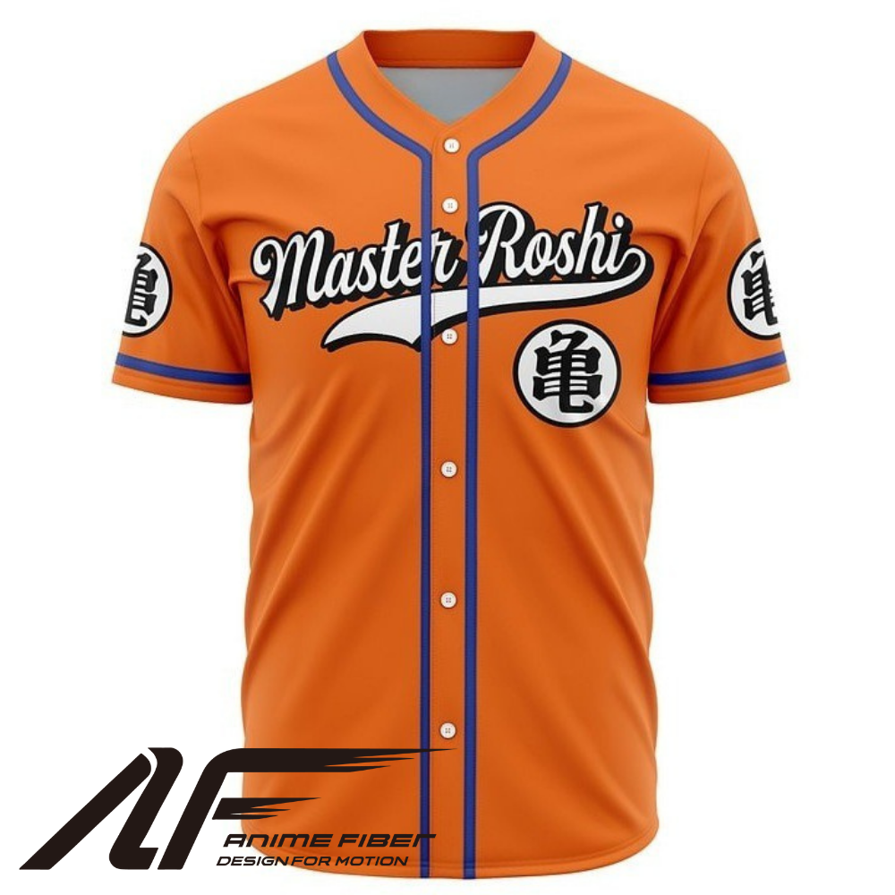 Master Roshi Baseball Jersey | Dragon Ball Anime Streetwear