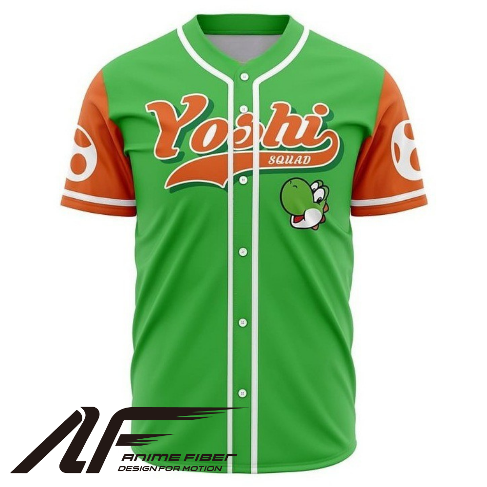 Yoshi Squad Baseball Jersey | Nintendo Gamer Streetwear