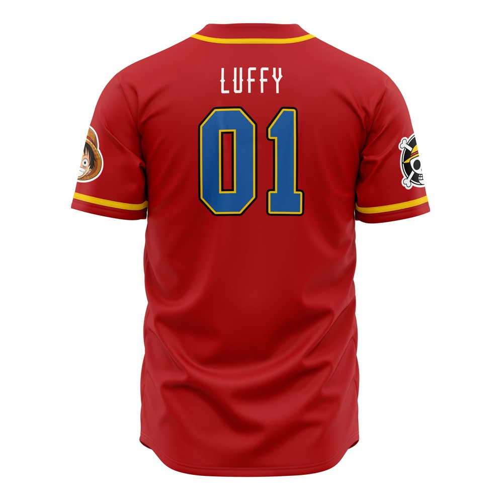 Straw Hat Pirates Baseball Jersey | One Piece Anime Jersey