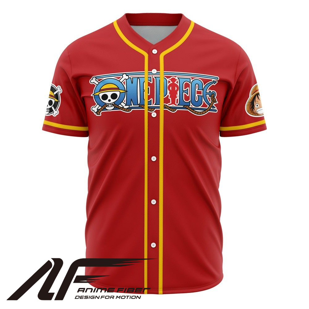 Straw Hat Pirates Baseball Jersey | One Piece Anime Jersey
