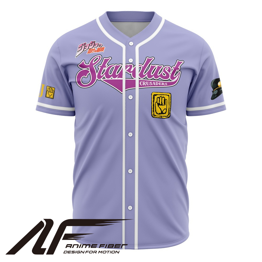 Stardust Crusaders Baseball Jersey | JoJo’s Bizarre Adventure Anime Jersey