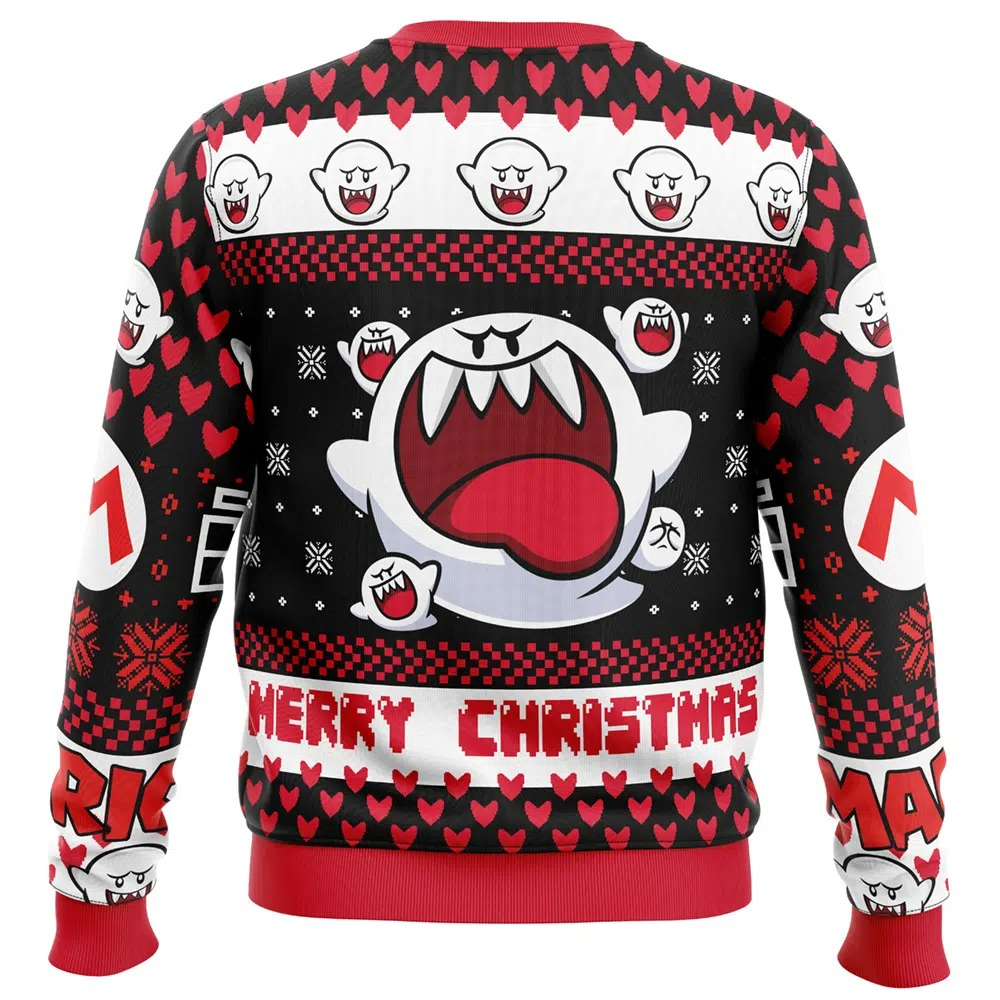 Mario Bros Boo Christmas Sweatshirt