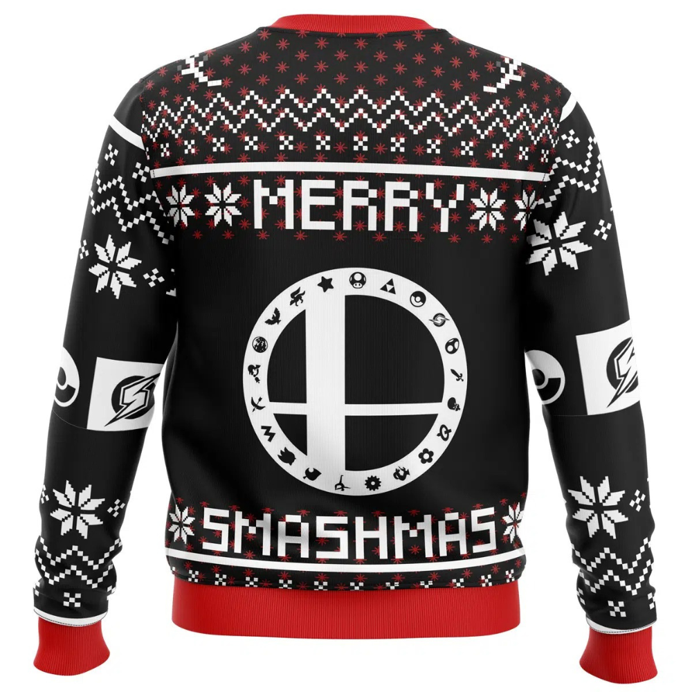 Super Smash Bros Merry Smashmas Christmas Sweatshirt