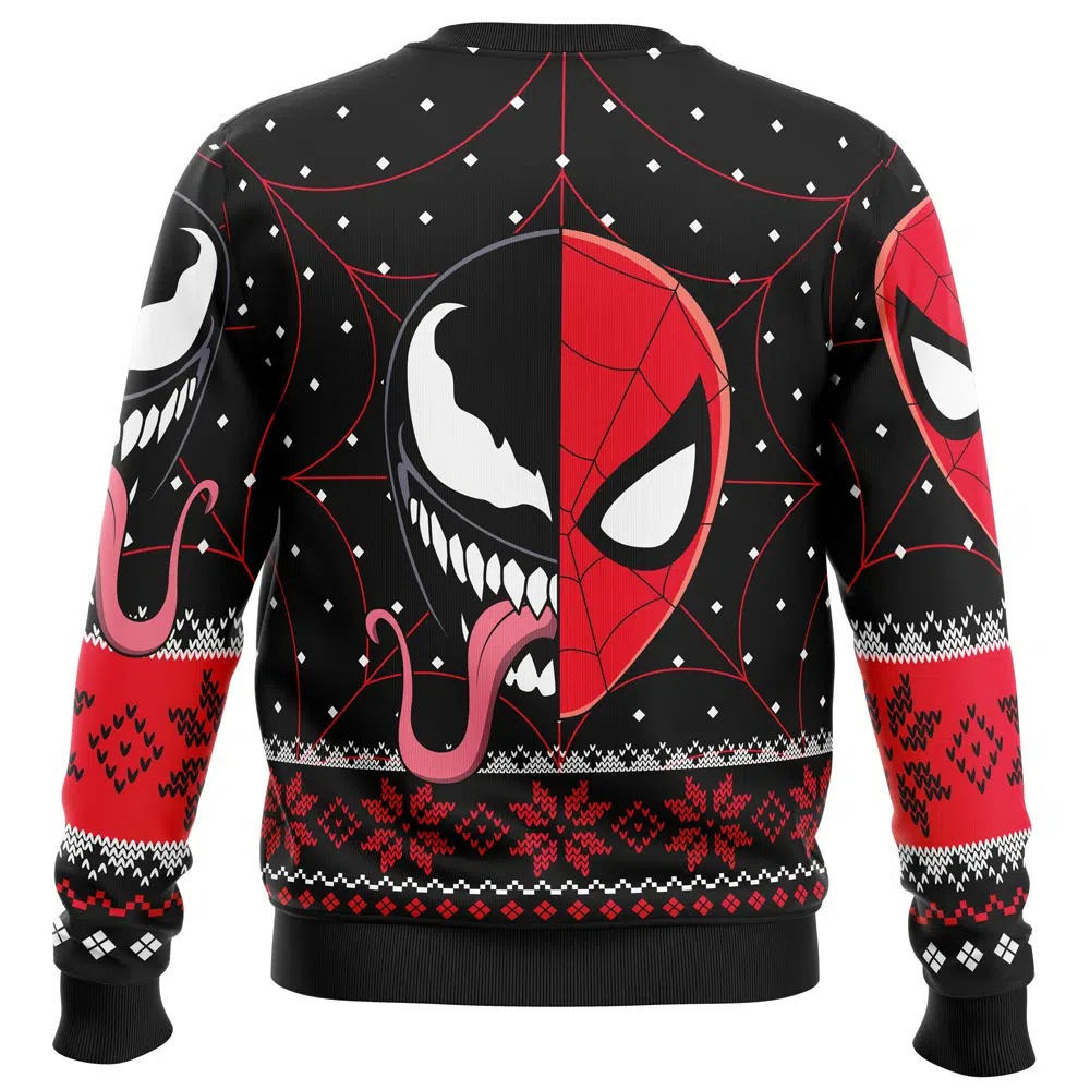 Marvel Comics Christmas Spider-Man Venom Christmas Sweatshirt