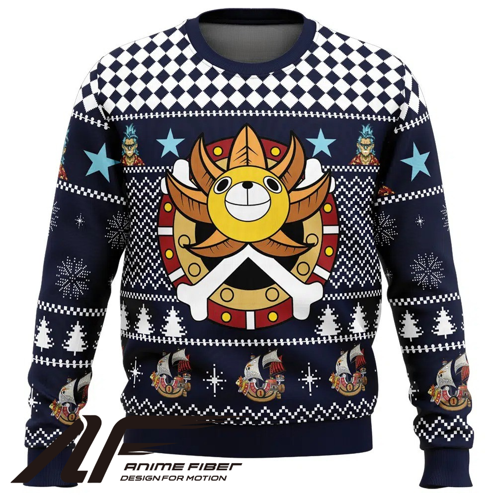 One Piece Thousand Sunny Christmas Sweatshirt