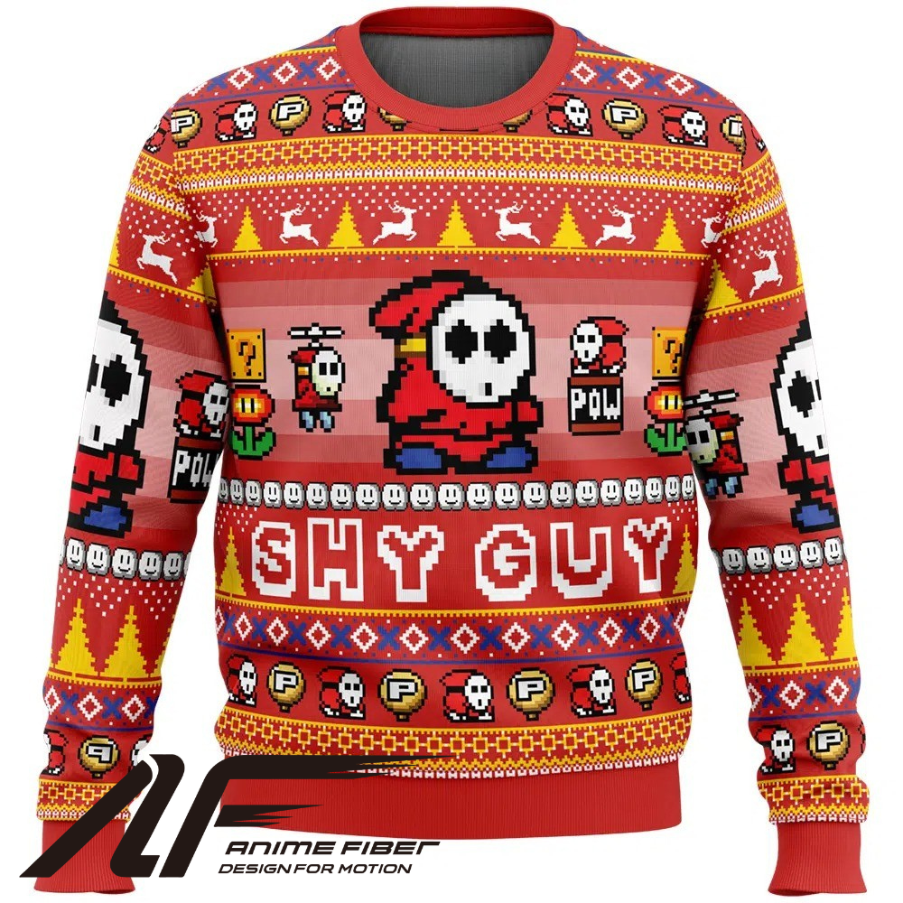 Mario Bros Shy Guy Christmas Sweatshirt
