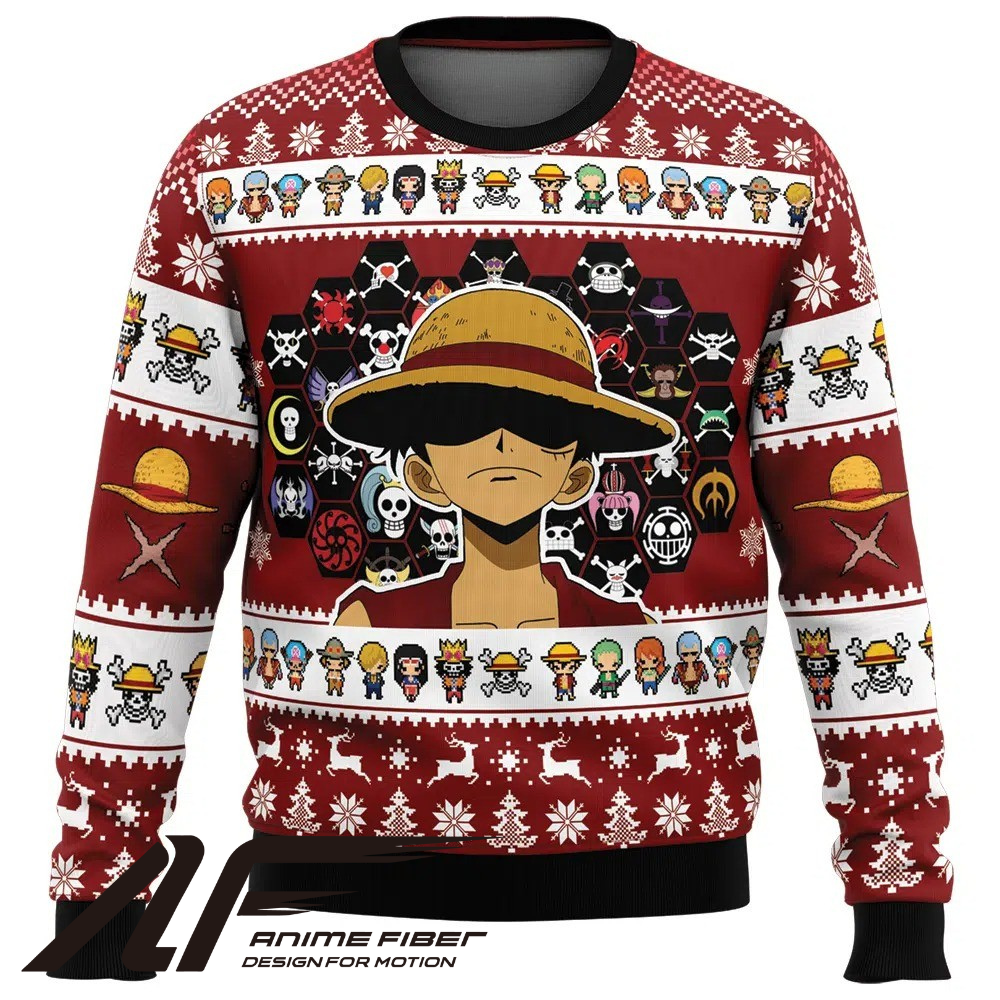 One Piece Jolly Rogers Christmas Sweatshirt