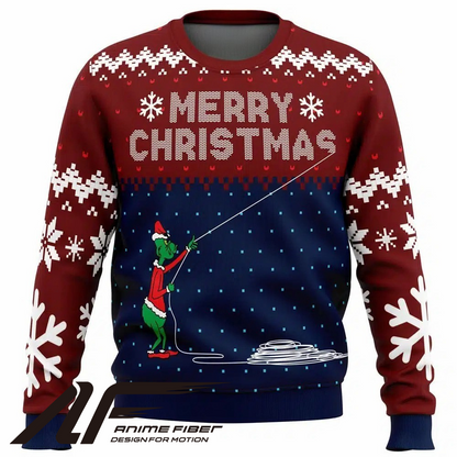 Sweat-shirt Dr. Seuss Grinch Volant Noël