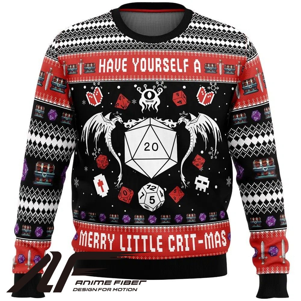 Dungeons and Dragons Christmas Sweatshirt