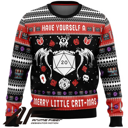 Dungeons and Dragons Christmas Sweatshirt