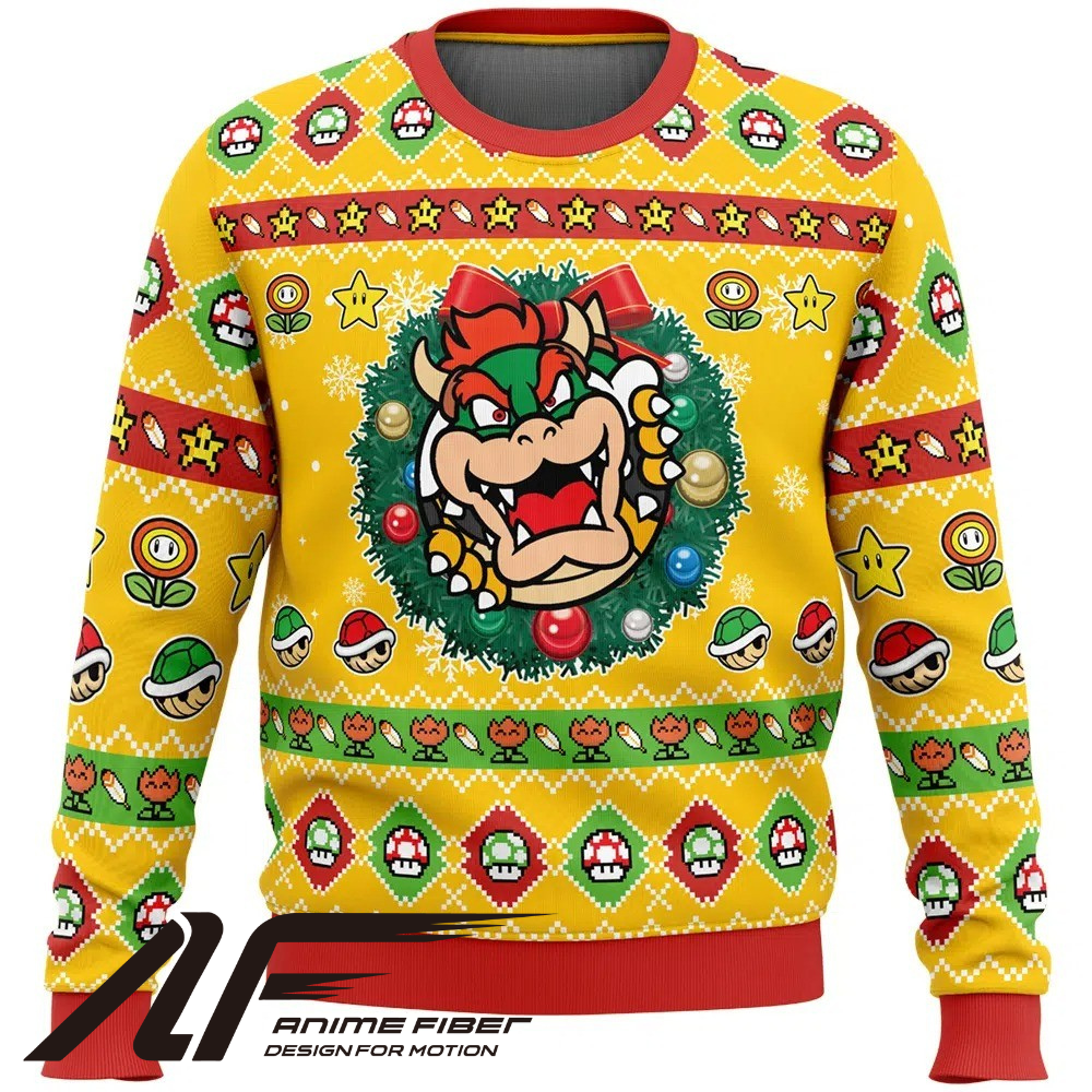 Mario Bros Bowser Christmas Sweatshirt