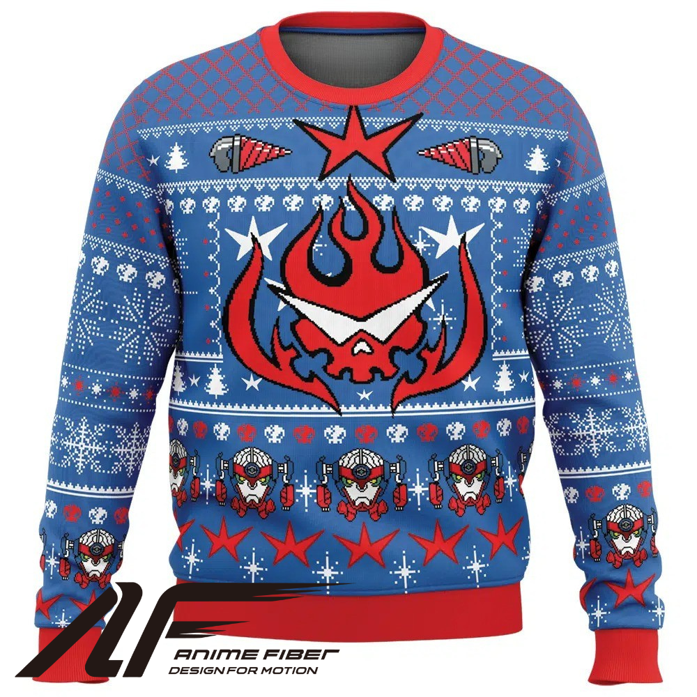 Gurren Lagann Kamina Christmas Sweatshirt
