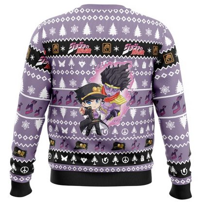 JoJo's Bizarre Adventure Chibi Hotaro Kujo Christmas Sweatshirt