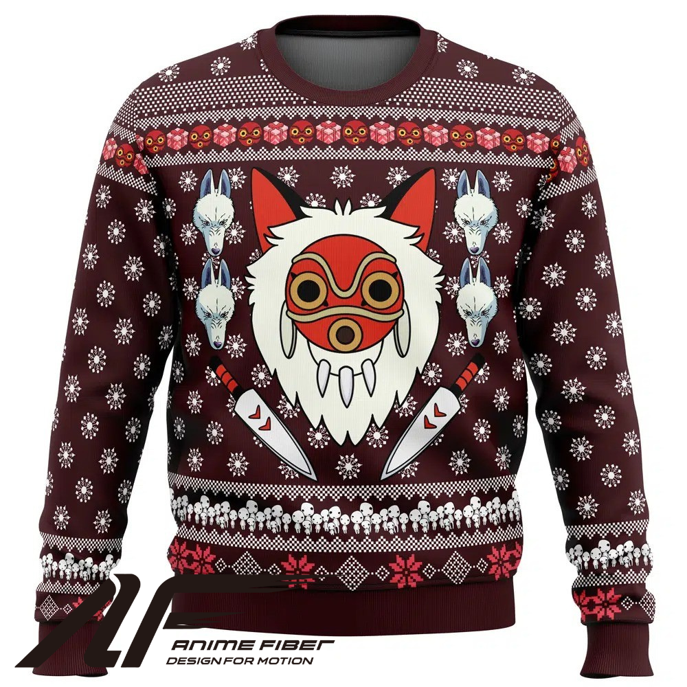 Princess Mononoke Christmas Sweatshirt