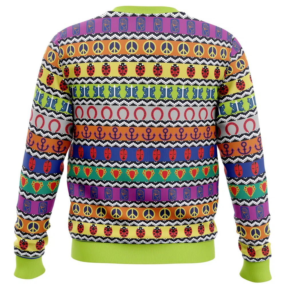 JoJo's Bizarre Adventure All Symbols Pattern Christmas Sweatshirt