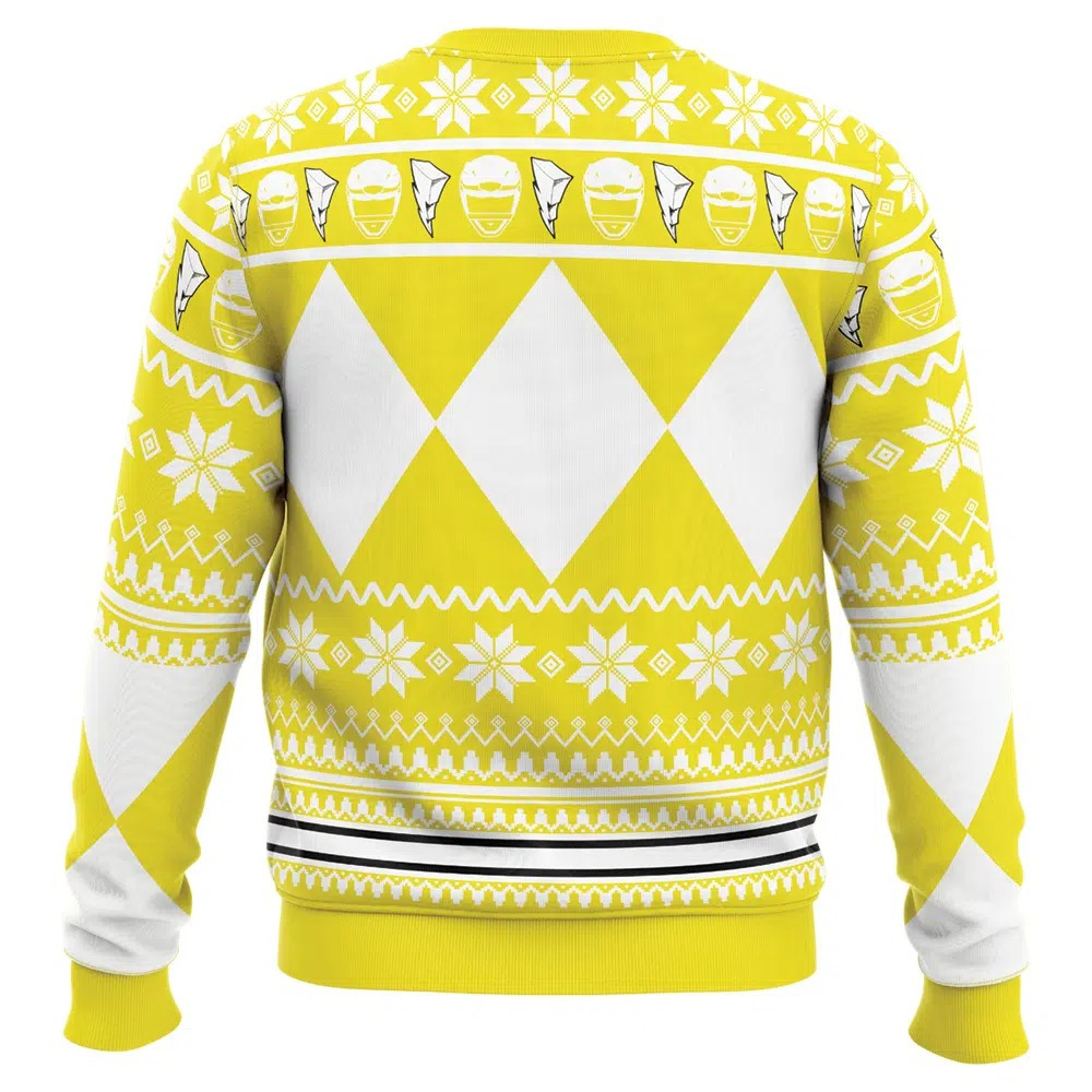 Power Rangers Yellow Ranger Christmas Sweatshirt