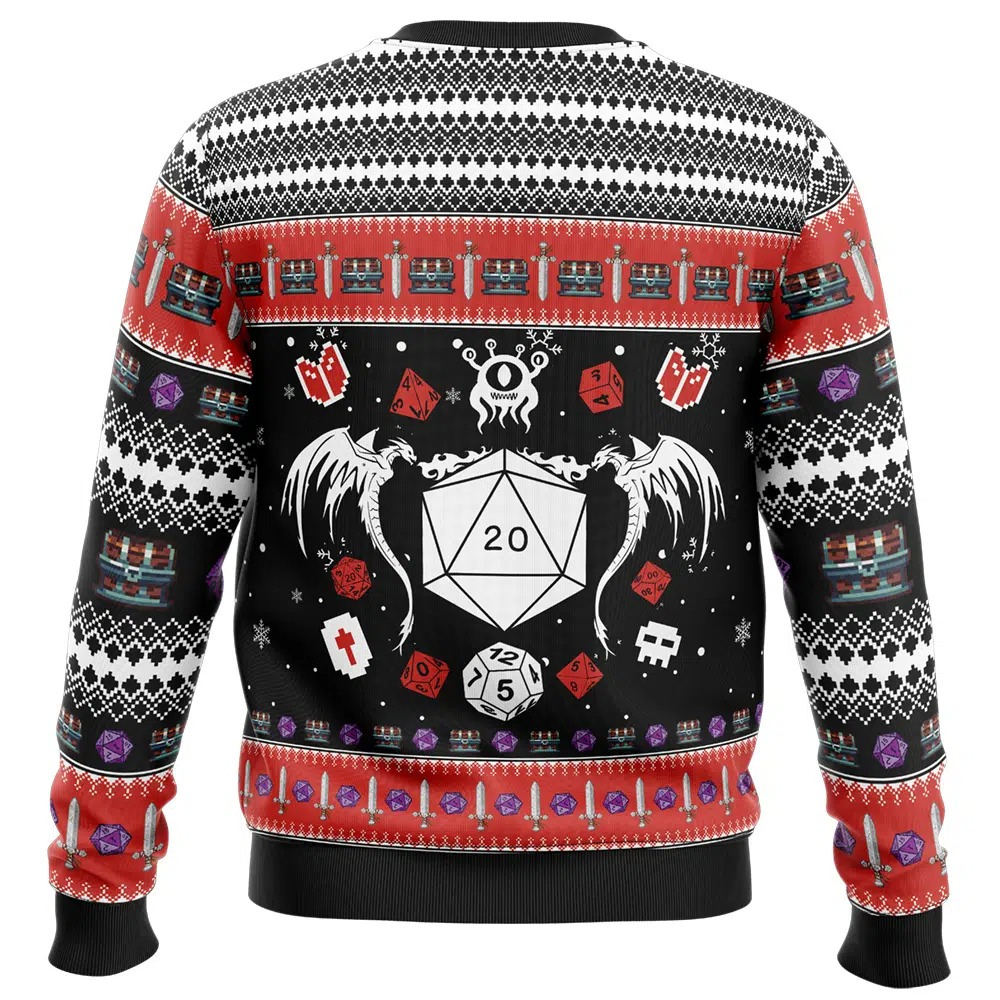 Dungeons and Dragons Christmas Sweatshirt
