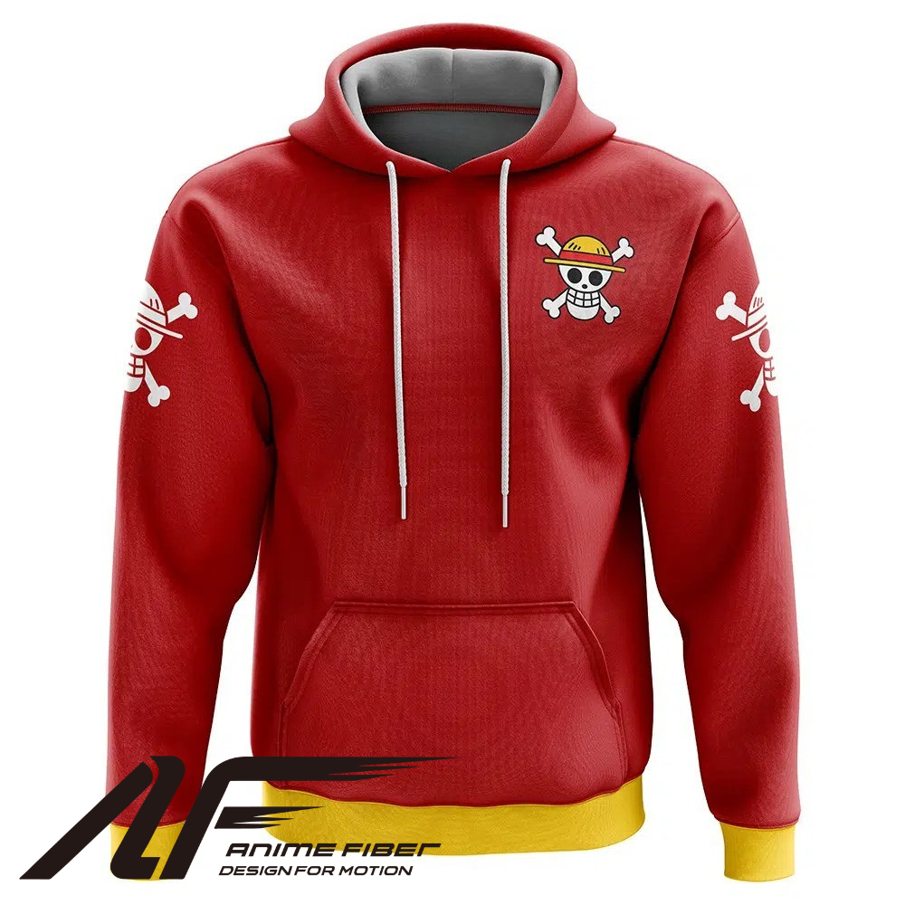 One Piece Straw Hats Luffy Hoodie - ANIME FIBER