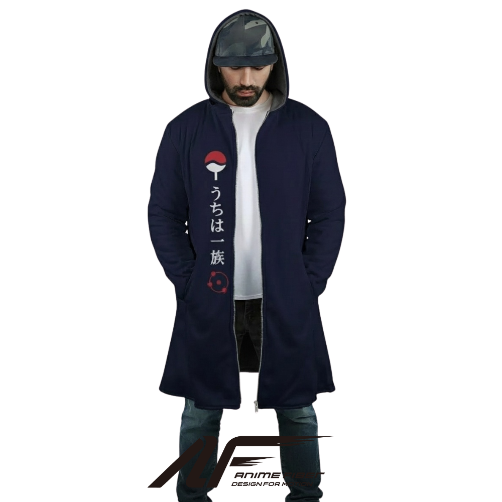 Naruto Shippuden Uchiha Clan Anime Hoodie Coat | Dream Cloak