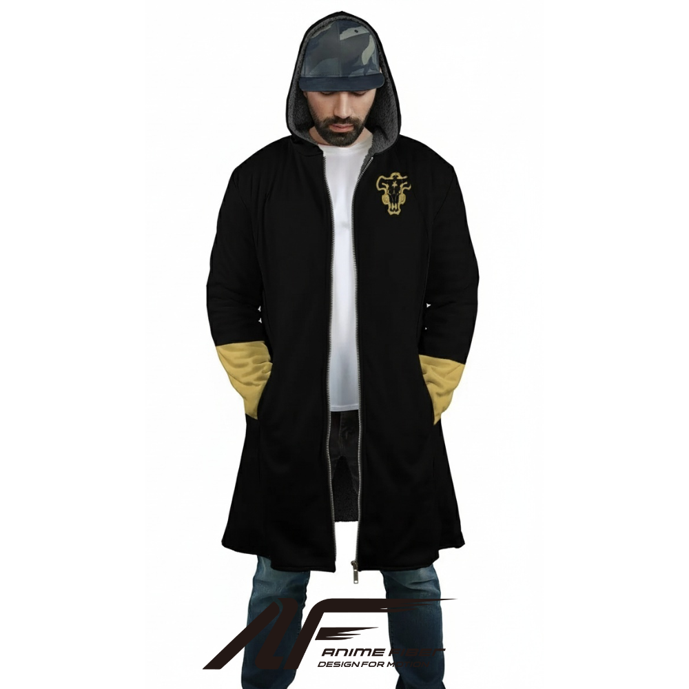 Black Clover Black Bulls Anime Hoodie Coat | Dream Cloak