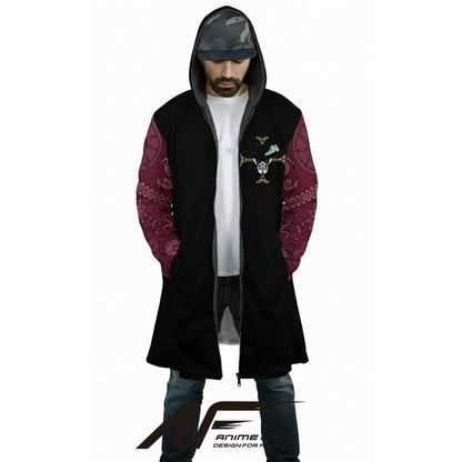 One Piece Dracule Mihawk Anime Hoodie Coat | Dream Cloak
