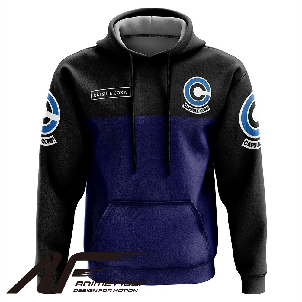 Dragon Ball Z Capsule Corp Hoodie - ANIME FIBER