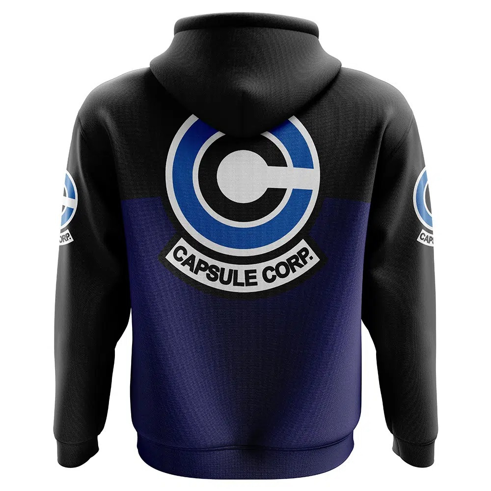 Dragon Ball Z Capsule Corp Hoodie - ANIME FIBER