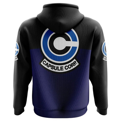 Dragon Ball Z Capsule Corp Hoodie - ANIME FIBER