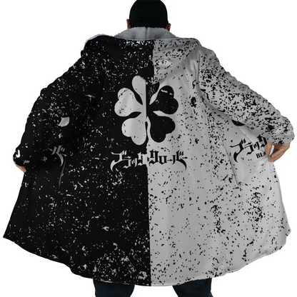 Black Clover Five Leaf Anime Hoodie Coat | Dream Cloak