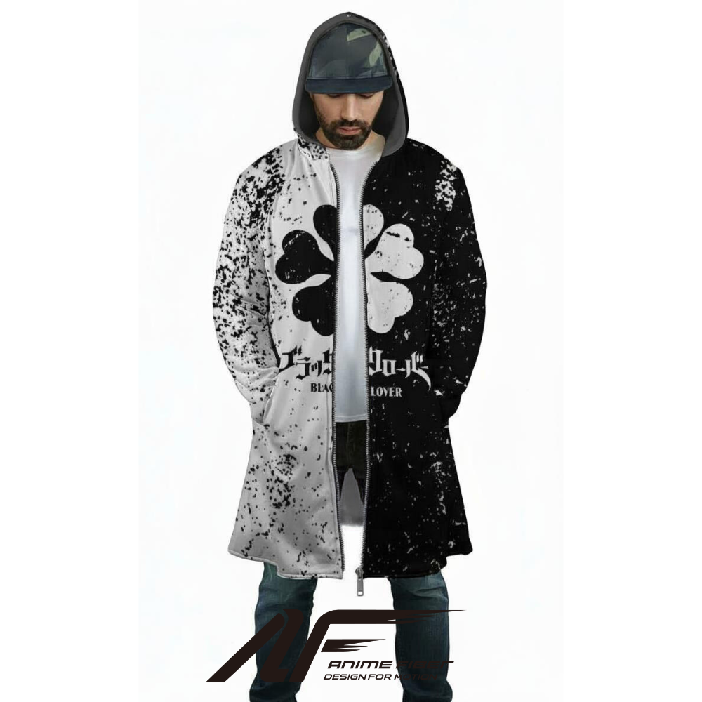 Black Clover Five Leaf Anime Hoodie Coat | Dream Cloak