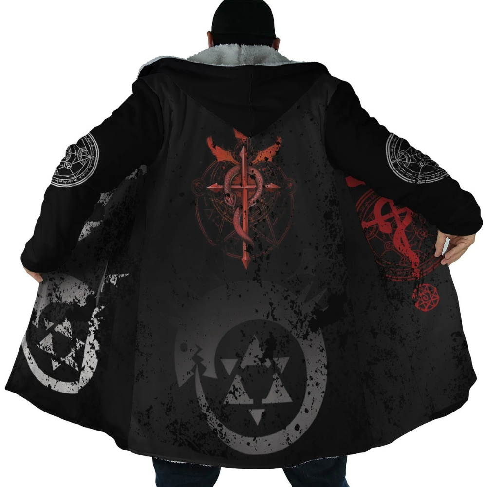 Fullmetal Alchemist Transmutation Circle Anime Hoodie Coat | Dream Cloak