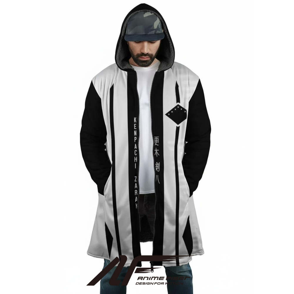 Bleach Kenpachi Zaraki Anime Hoodie Coat | Dream Cloak
