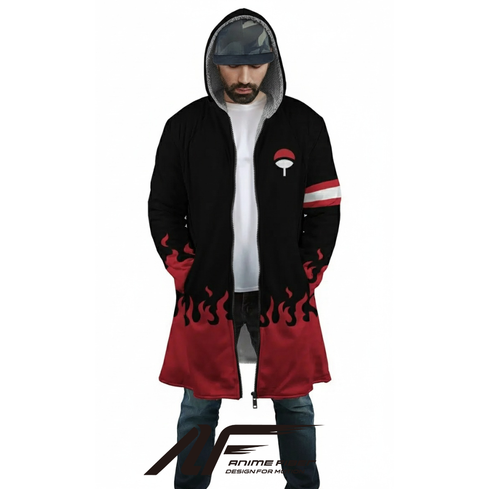 Naruto Uchiha Clan Anime Hoodie Coat | Dream Cloak
