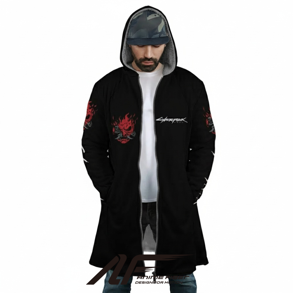 Cyberpunk 2077 Johnny Silverhand Anime Hoodie Coat | Dream Cloak