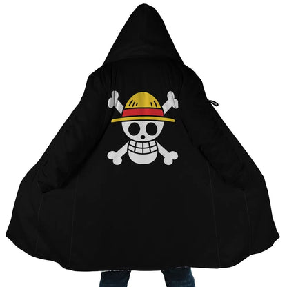One Piece Straw Hat Jolly Roger Anime Hoodie Coat | Dream Cloak
