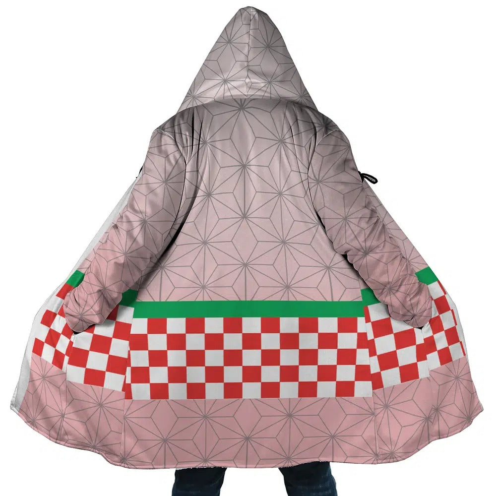 Demon Slayer Nezuko Kamado Anime Hoodie Coat | Dream Cloak