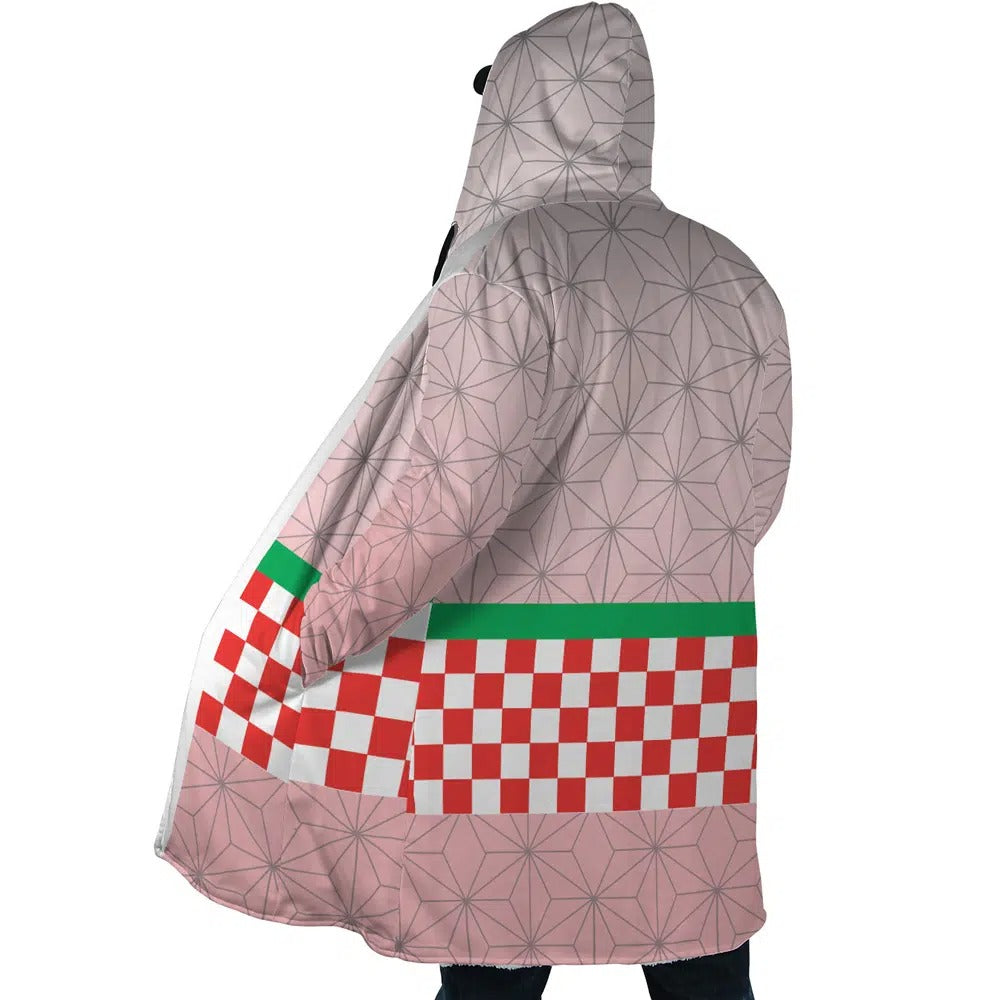 Demon Slayer Nezuko Kamado Anime Hoodie Coat | Dream Cloak
