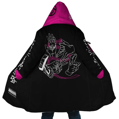 Jujutsu Kaisen Pink Gojo Anime Hoodie Coat | Dream Cloak