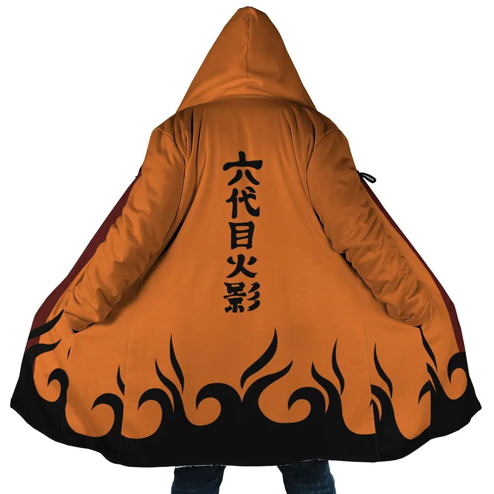 Naruto Shippuden Hokage Orange Anime Hoodie Coat | Dream Cloak