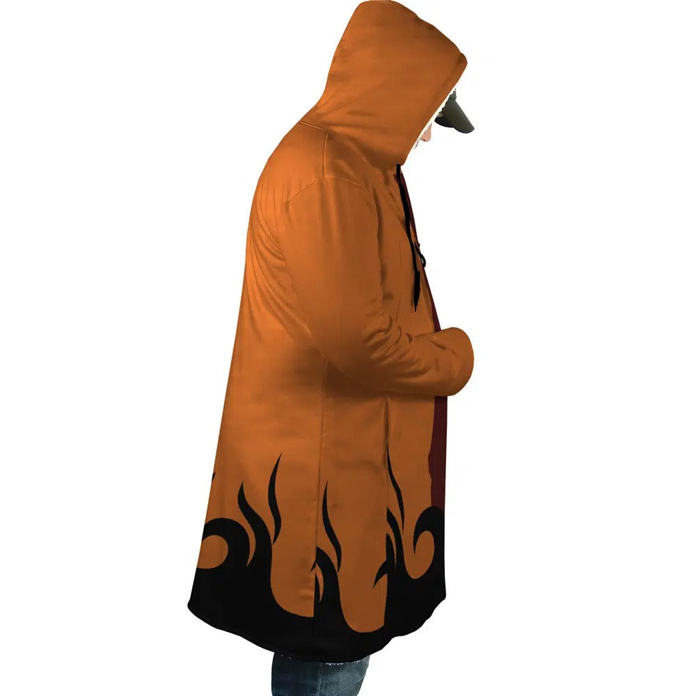 Naruto Shippuden Hokage Orange Anime Hoodie Coat | Dream Cloak