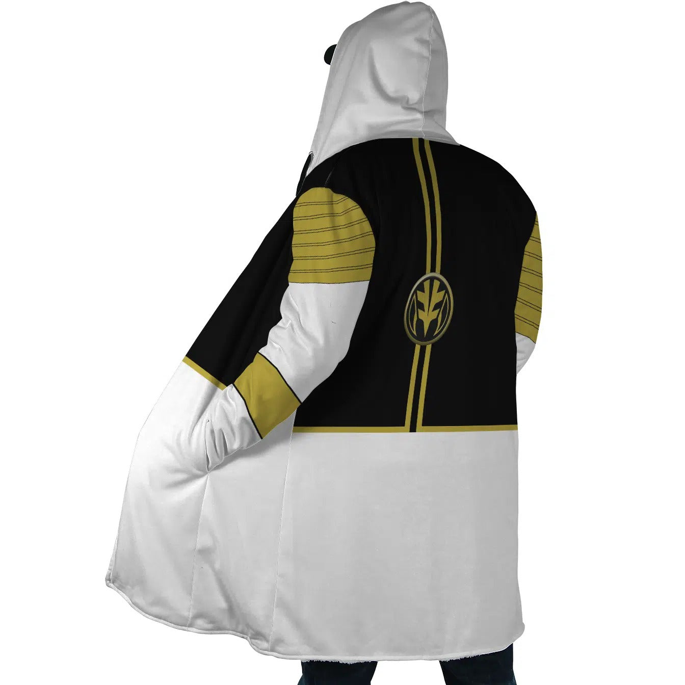 Power Rangers White Ranger Mighty Morphin Anime Hoodie Coat | Dream Cloak