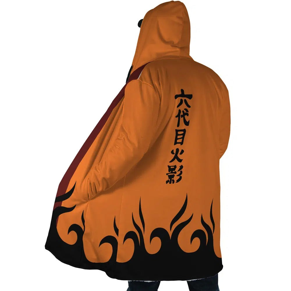 Naruto Shippuden Hokage Orange Anime Hoodie Coat | Dream Cloak