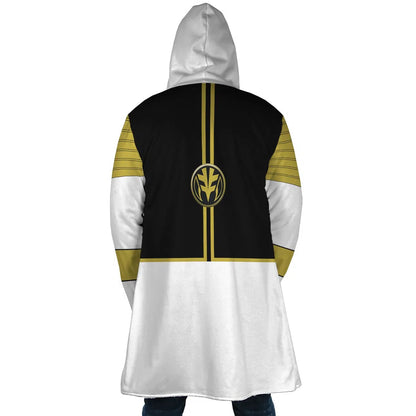Power Rangers White Ranger Mighty Morphin Anime Hoodie Coat | Dream Cloak